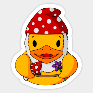 Gnome Rubber Duck Sticker